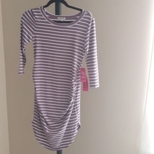 Striped Maternity Dress NWT